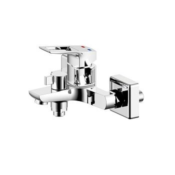 Смеситель для ванны Milardo Atlantic ATLSBC0M02 однорычажный короткий излив керамич дивертор