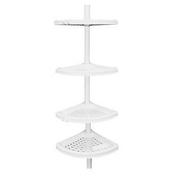 Полка для ванной угловая Prima Nova № 02 белый