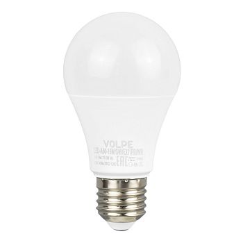 Лампа светодиодная дневной белый свет. Е27 16 Вт 6500К 1450Лм  LED-A60-16W/DW/E27/FR/NR Volpe,