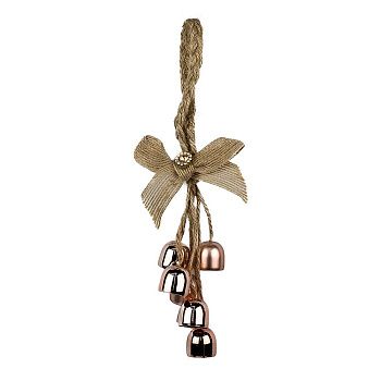 Украшение подвесное новогоднее Розовая россыпь 13x6,5x4,5 см