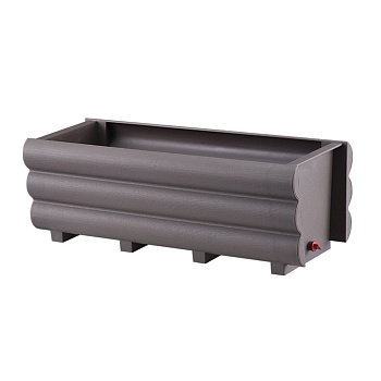 Кашпо коричневое 50х20х18 см 2024-3281-1