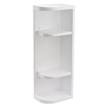 Полка угловая БЕРОССИ Hilton Univ снежно белый (1/6)