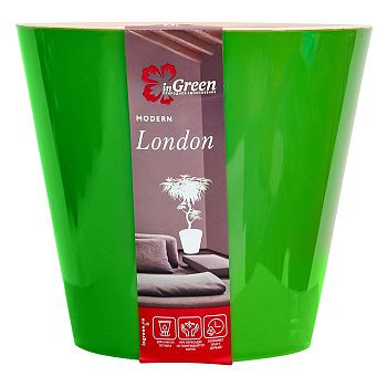 Горшок цветочный London на колесах оливковый 33 см 16 л