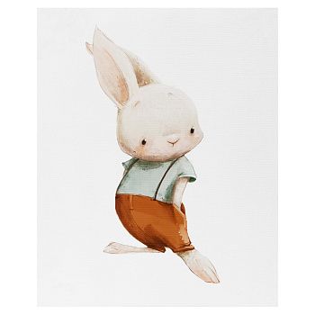 Картина-холст Н-1604S (48*39) Заяц в штанишках