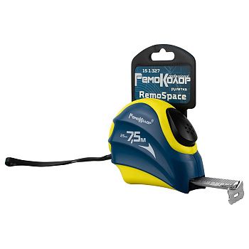 Рулетка 7,5 м х 25 мм РемоКолор RemoSpace 15-1-327