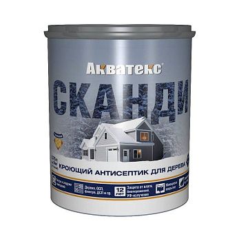 Антисептик для дерева кроющий Акватекс Сканди фьорд 0,75 л