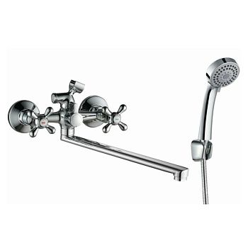 Смеситель для ванны Esko Vienna VN 31-2 вентильный длинный излив 350 мм