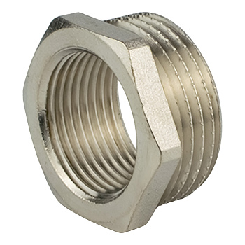 Футорка латунь никель 3/4''х1'' ВР/НР