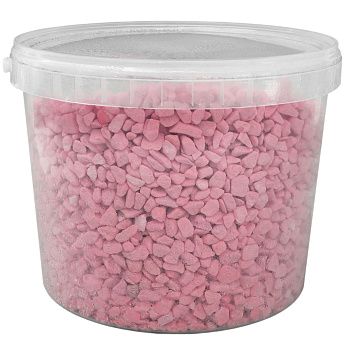 Крошка мраморная красная 7,5 кг фракция 5-10 мм