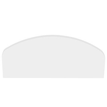 Полка настенная ПФ-60 600х250/160х16 мм ЛДСП Белый