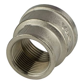 Муфта переходная латунь никель 1"х3/4" ВР/ВР