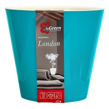 Горшок цветочный London голубой жасмин 23 см 5 л