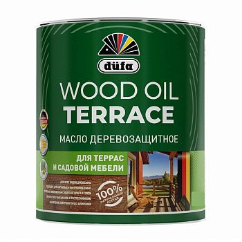 Масло для дерева Dufa Wood Oil Terraсe орех 0,9 л