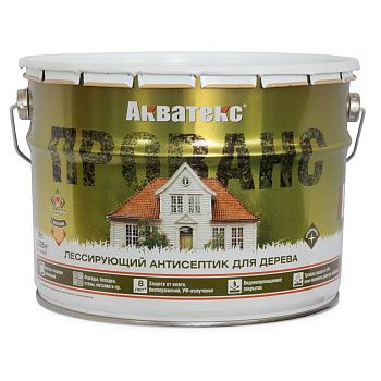 Акватекс Прованс (лессирующий антисептик) бесцветный 9л