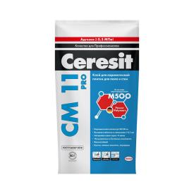 Клей для плитки и керамогранита Ceresit СМ11 Pro 5 кг