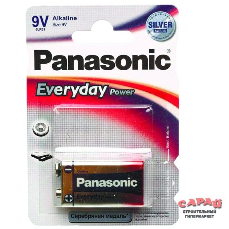 БАТАРЕЙКА  щелочная 6LR61 Everyday Power (Standard) 9В PANASONIC