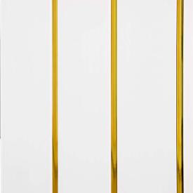 Панель ПВХ Софитто золото 3 полосы 3000х240 мм