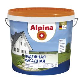 Краска ВД фасадная Аlpina Надежная, белая, 2,5 л
