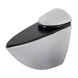 Полкодержатель "пеликан" средний 55*55 (до 16 мм), 10 кг 8905 M SATIN CHROME