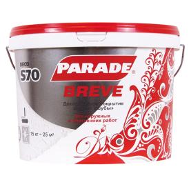 Декоративное покрытие с эффектом шубы Parade Deco Breve S70 белый 15 кг