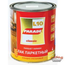 Лак Parade L10 Classik Паркет & Деревянный бесцветный полуматовый 0,75 л