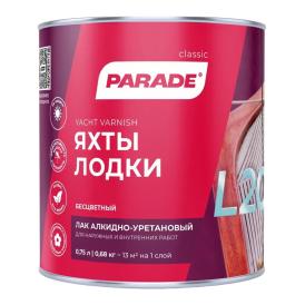 Лак Parade Classik L20 Яхты & Лодки бесцветный матовый 0,75 л