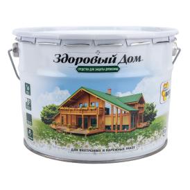 Средство для защиты древесины Здоровый Дом бесцветный 10 л