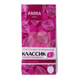Платочки бумажные 3-х сл. Amra