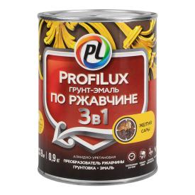 Грунт-эмаль по ржавчине Profilux  3в1 желтая 0,9 кг
