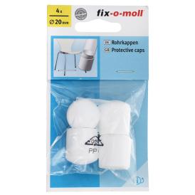 Наконечник защит.для меб.ножек d20мм бел (4 шт) fix-o-moll