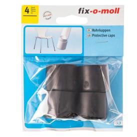 Наконечник защит.для меб.ножек d18мм черн (4 шт) fix-o-moll
