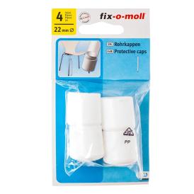 Наконечник защит.для меб.ножек d22мм бел (4 шт) fix-o-moll