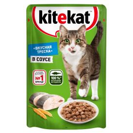 Корм для кошек влажный Kitekat с Рыбой в соусе по-домашнему 85 г