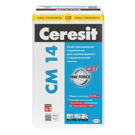 Клей для плитки и керамогранита Ceresit СМ14 Extra 25 кг