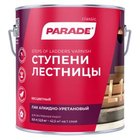 Лак для ступеней Parade Ступени & Лестницы L15 бесцветный глянцевый 2,5 л