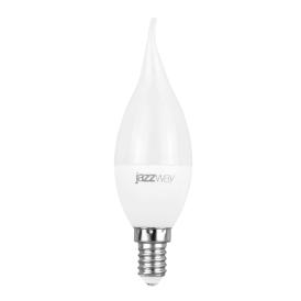 ЛАМПА светодиодная бел.свет свеча на ветру E14 230 7 Вт 520Лм 4000K CA37 Jazzway