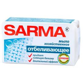 МЫЛО ХОЗЯЙСТВЕННОЕ отбеливающее 140г Сарма