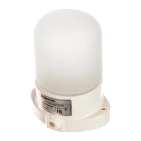 Светильник  влагозащитный термостойкий Е27 60Вт IP54 для бань и саун +125°С, керамическое основание, жаропрочное стекло SQ0303-0048 НПБ400 TDM