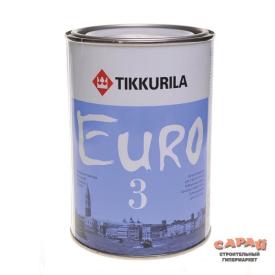 Краска ВД Tikkurila Euro3 C, бесцветная, 9л