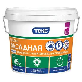 Краска ВД фасадная Текс Универсал, белая, 6,5 кг
