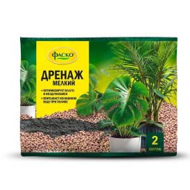 Дренаж керамзитовый фракция мелкая 2 л Цветочный