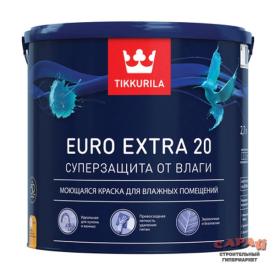 Краска для влажных помещений EURO EXTRA 20 С 2,7л
