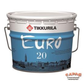Краска для влажных помещений EURO EXTRA 20 С 9л
