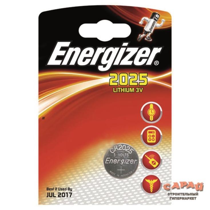 БАТАРЕЙКА литиевая  CR2025 BL1 Energizer