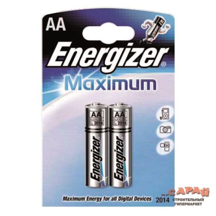 Батарейка щелочная Energizer Maximum АА/LR6/316 BL-2 2 шт