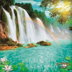 Фотообои бумажные Радужные водопады 96*201 (6Л)