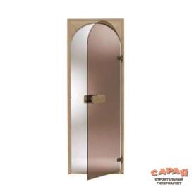 Дверь для сауны Арка стекло бронза коробка ольха DoorWood 8 х 700 x 1900 мм