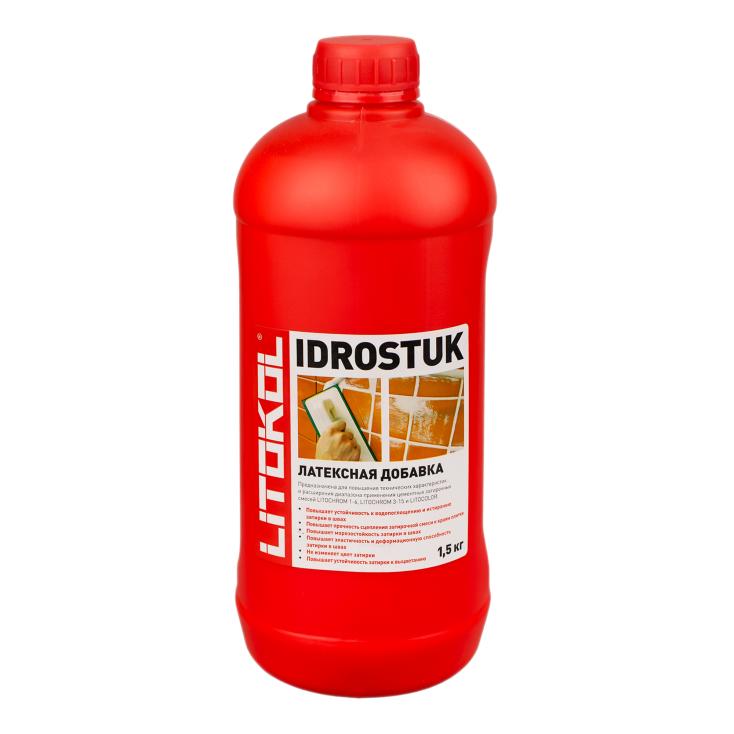 Добавка Litokol Idrostuk латексная для затирок, 1,5 кг