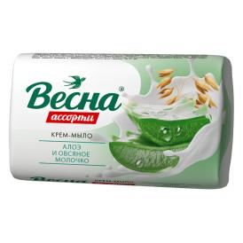 МЫЛО Весна Алоэ и овсяное молочко 90г