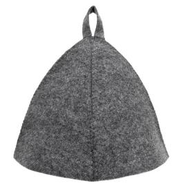 Шапка для бани Классика серая Нot Pot